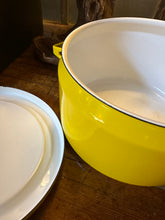 Load image into Gallery viewer, Mid-Century Yellow Enamel Pot
