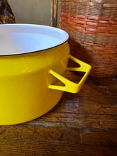 Load image into Gallery viewer, Mid-Century Yellow Enamel Pot
