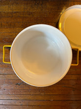 Load image into Gallery viewer, Mid-Century Yellow Enamel Pot
