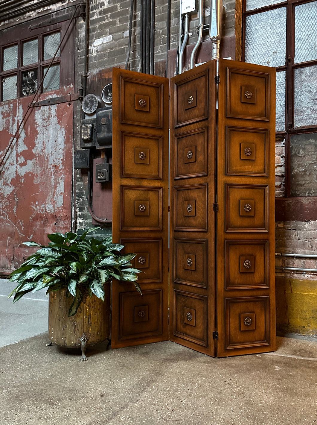 Coffered Folding Screen