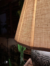 Load image into Gallery viewer, Bucchero Style Ceramic Lamp
