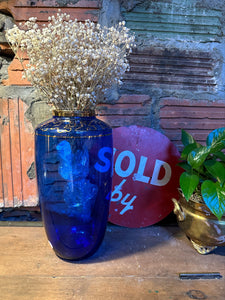 Blue Glass Vase