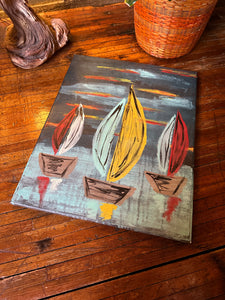 Sailboats Painting