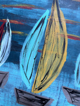 Load image into Gallery viewer, Sailboats Painting
