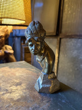 Load image into Gallery viewer, Brass Native American Bust/Statue
