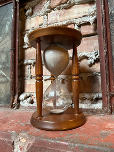Wood "Tempus Fugit" Hourglass