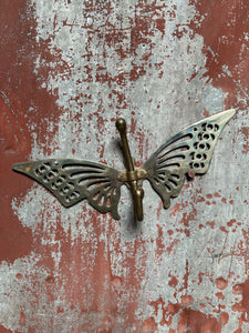 Large Brass Butterfly Hook