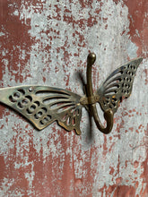 Load image into Gallery viewer, Large Brass Butterfly Hook
