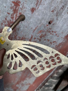 Large Brass Butterfly Hook