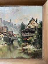 Load image into Gallery viewer, Village on the River Painting
