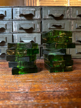 Load image into Gallery viewer, Acrylic Emerald Napkin Ring Set (12)
