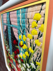 Colorfully Stitched Flowers