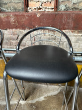 Load image into Gallery viewer, Chome and Vinyl Barstool Set (4)
