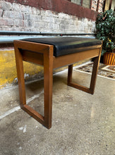 Load image into Gallery viewer, Vinyl Piano Bench w/ Storage
