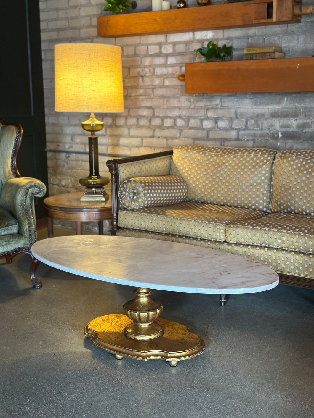 Marble Top Coffee Table