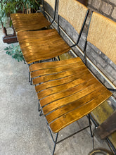 Load image into Gallery viewer, Mid-Century Arthur Umanoff Bar Stool Set (3)
