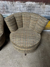 Load image into Gallery viewer, Mid-Century Tweed Mixed Chair Set (2)
