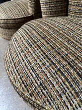 Load image into Gallery viewer, Mid-Century Tweed Mixed Chair Set (2)
