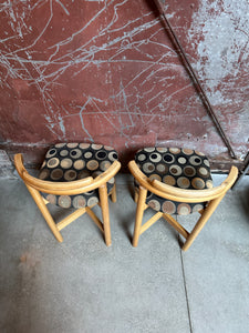 Post-Modern Counter-Height Stool Set (2)