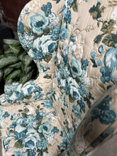 Load image into Gallery viewer, Quilted Floral Wingback Chair Set (2)
