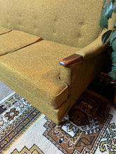 Load image into Gallery viewer, Mid-Century Army Green Sofa
