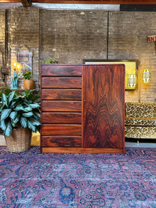 Danish Modern Rosewood Chest of Drawers