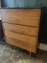 Load image into Gallery viewer, Mid-Century Lowboy Dresser Set (2)
