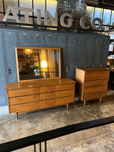 Load image into Gallery viewer, Mid-Century Lowboy Dresser Set (2)
