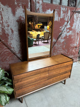 Load image into Gallery viewer, Mid-Century 1st Edition Lowboy w/ Mirror by Lane

