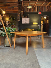 Load image into Gallery viewer, Mid-Century Dining Table w/ Three Leaves
