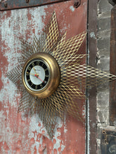 Load image into Gallery viewer, Mid-Century Burst Clock
