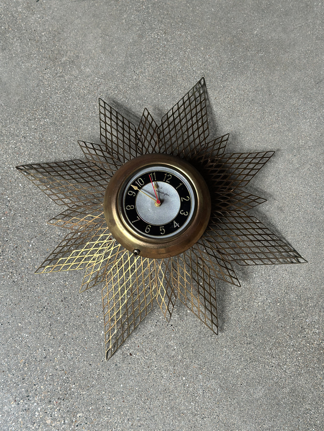 Mid-Century Burst Clock