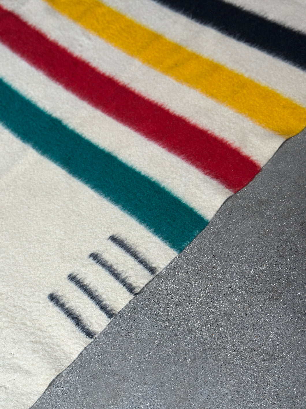Trapper Point Four-Point Wool Blanket