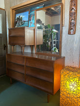 Load image into Gallery viewer, (HIGHBOY/NIGHTSTAND SOLD) Mid-Century Lowboy Dresser w/ Mirror
