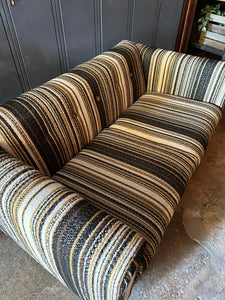 Striped Loveseat