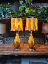 Load image into Gallery viewer, Ceramic Mid-Century Lamp Set (2)
