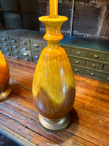 Ceramic Mid-Century Lamp Set (2)