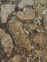 Load image into Gallery viewer, Light-Up Hollywood Regency Abalone Side Table
