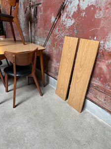 Mid-Century Dining Table Set w/ Two Leaves