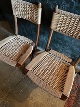 Load image into Gallery viewer, Woven Folding Chair Set (2)
