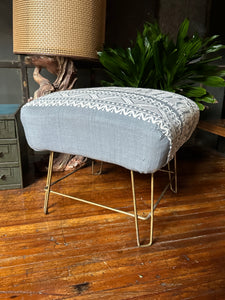 Reupholstered Ottoman