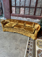 Load image into Gallery viewer, Velvet Gold Sofa
