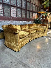 Load image into Gallery viewer, Velvet Gold Sofa
