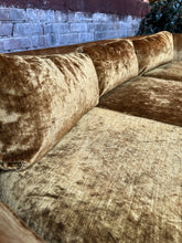 Load image into Gallery viewer, Velvet Gold Sofa
