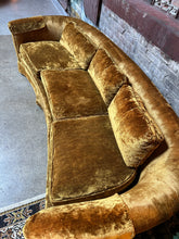 Load image into Gallery viewer, Velvet Gold Sofa
