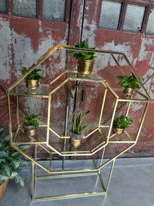 Octagonal Etagere