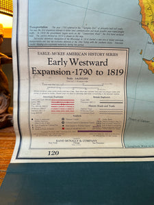 Early Westward Expansion Map - 1790 to 1819