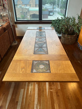 Load image into Gallery viewer, Mid-Century Drop-leaf + Tile Dining Table
