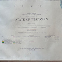 Load image into Gallery viewer, Framed Wisconsin Map
