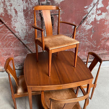 Load image into Gallery viewer, Mid-Century Dining Set w/ Three Leaves
